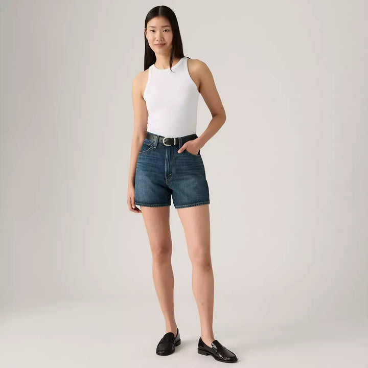 Levis Cinch Mid-Thigh Short (Womens) | Cookie Crunch
