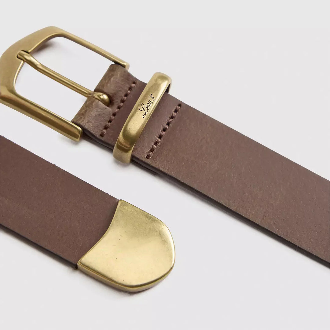 Levis Cowgirl Belt (Womens) | Leather Brown