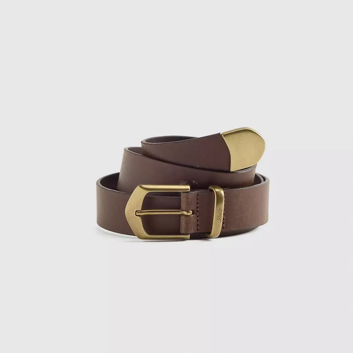 Levis Cowgirl Belt (Womens) | Leather Brown