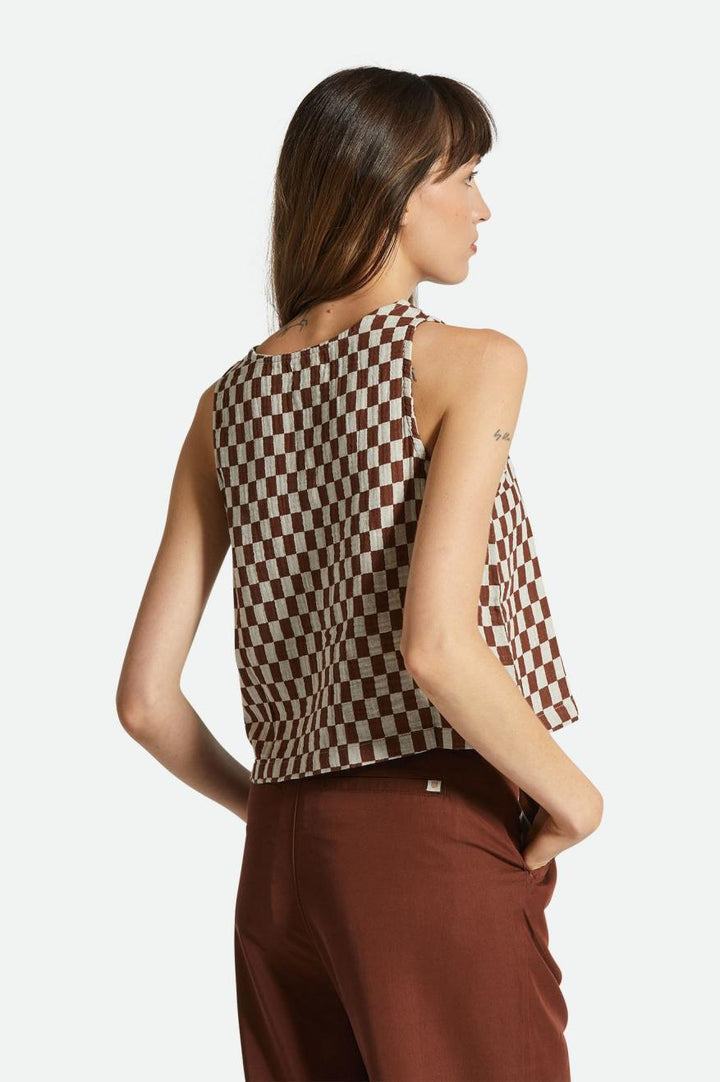 Brixton Mykonos Small Check Tank (Women&