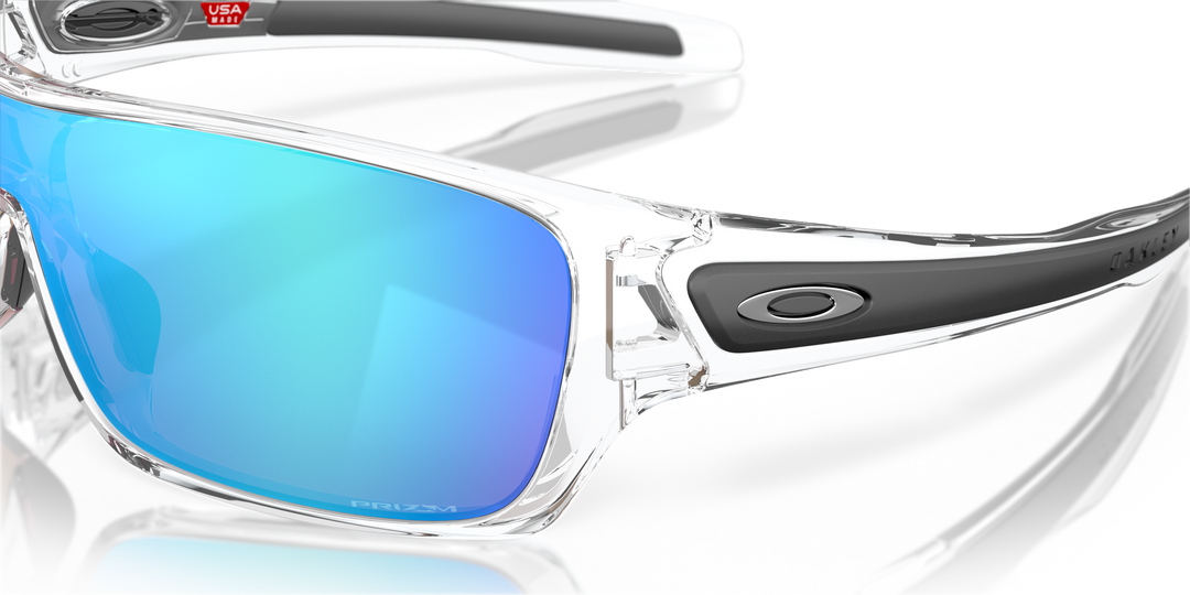 Oakley Turbine Rotor Polished Clear | Prizm Sapphire