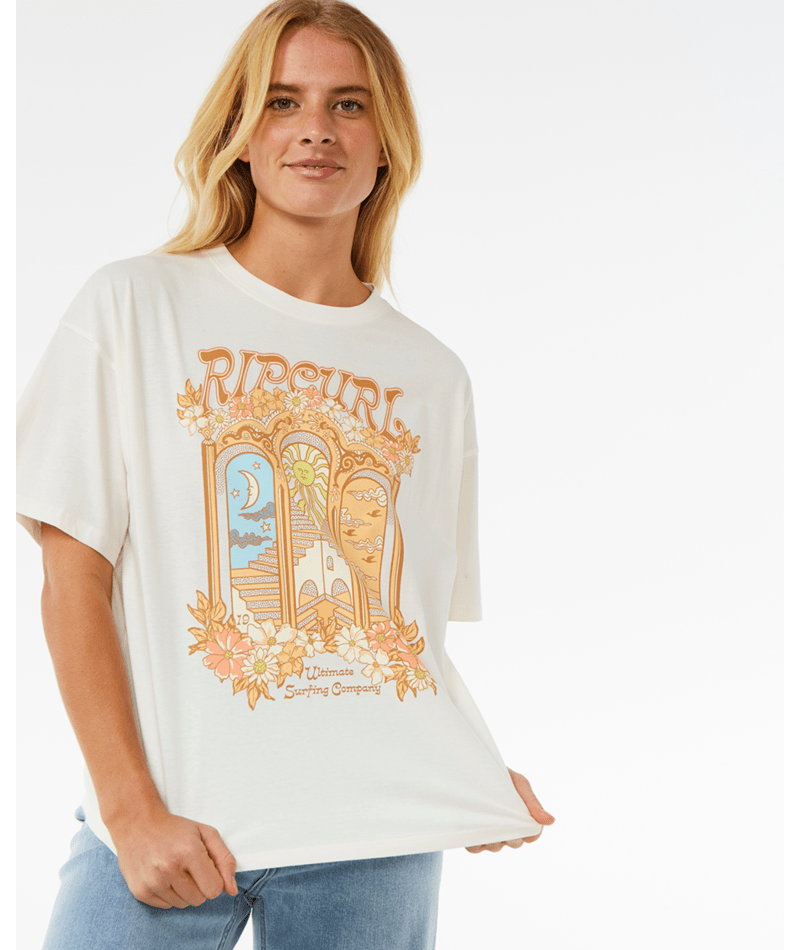 Rip Curl Tropical Tour Heritage Tee (Women&