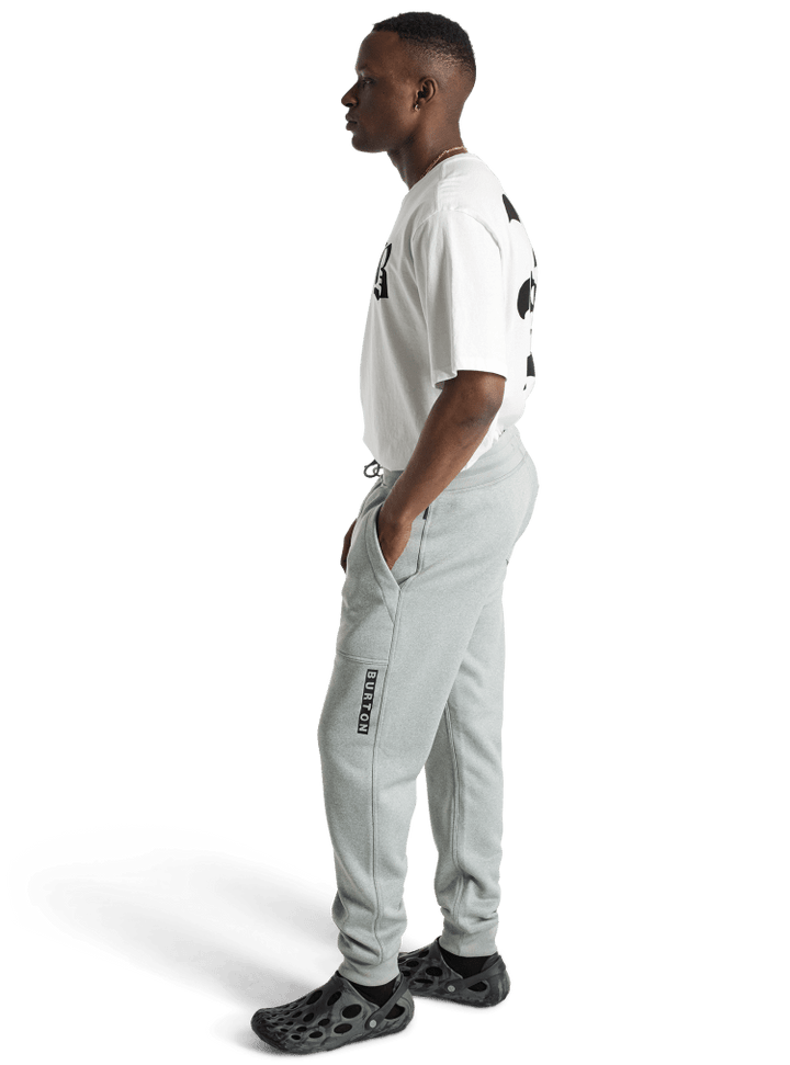 Burton Oak Fleece Pants 2026 (Mens) | Gray Heather