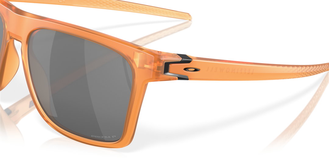 Oakley Leffingwell Matte Trans Ginger | Prizm Black Polarized