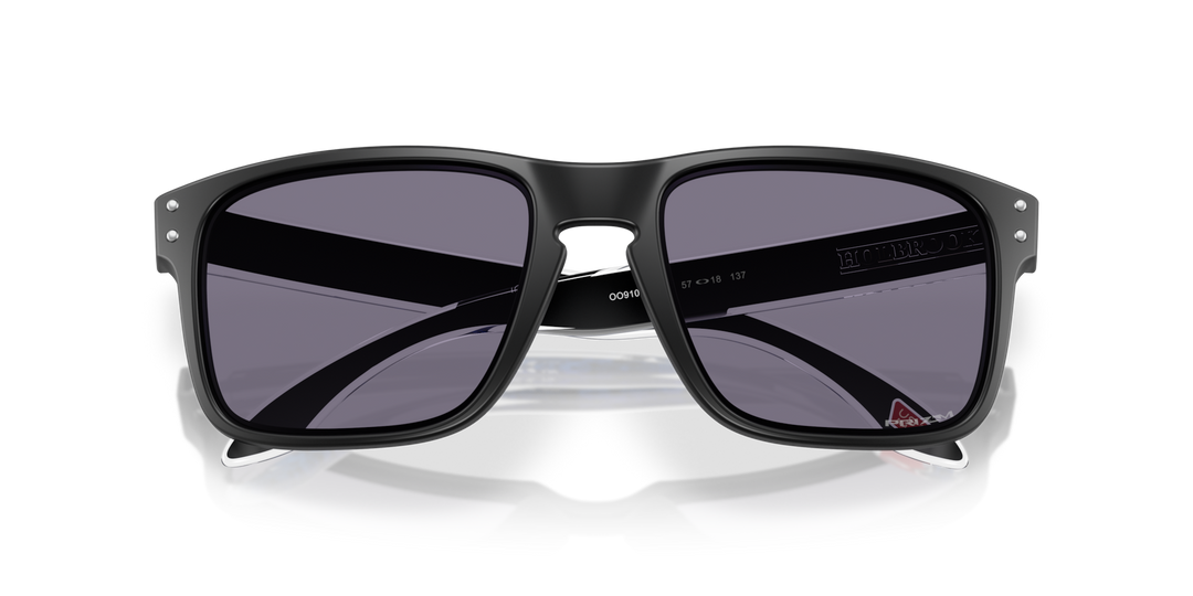 Oakley Holbrook Matte Black Blue Resin | Prizm Grey