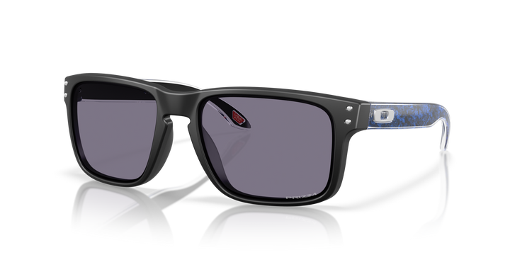 Oakley Holbrook Matte Black Blue Resin | Prizm Grey