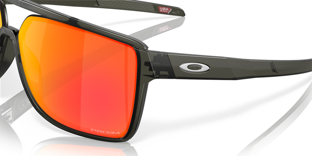 Oakley Castel Matte Grey Smoke | Prizm Ruby