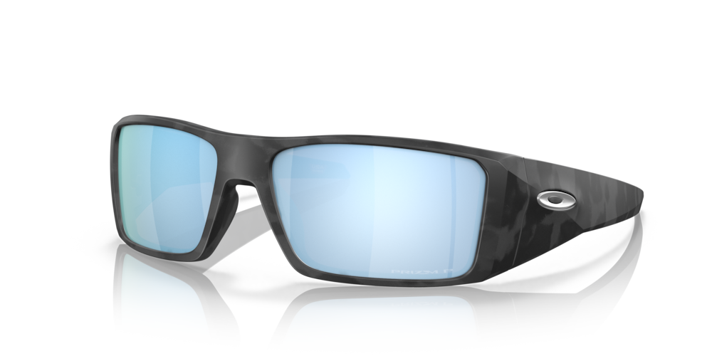 Oakley Heliostat Matte Black Camo | Prizm Deep Water Polarized