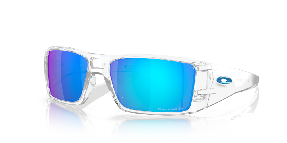 Oakley Heliostat Clear | Prizm Sapphire Polarized