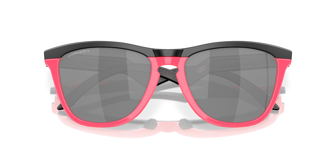 Oakley Frogskins Hybrid Matte Black/Neon Pink | Prizm Black