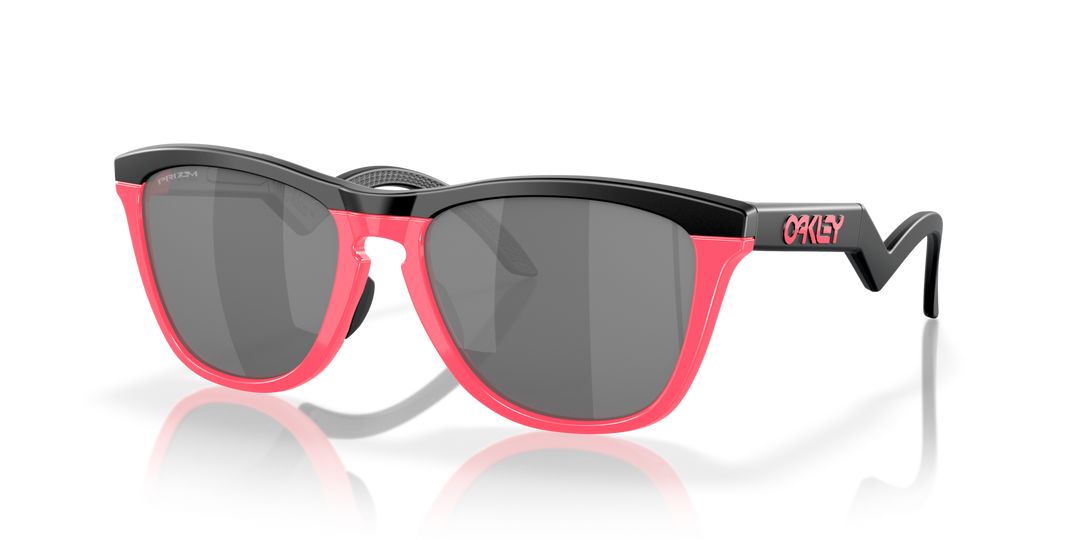 Oakley Frogskins Hybrid Matte Black/Neon Pink | Prizm Black
