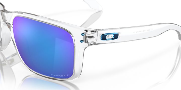 Oakley Holbrook XL Polished Clear | Prizm Sapphire Polarized