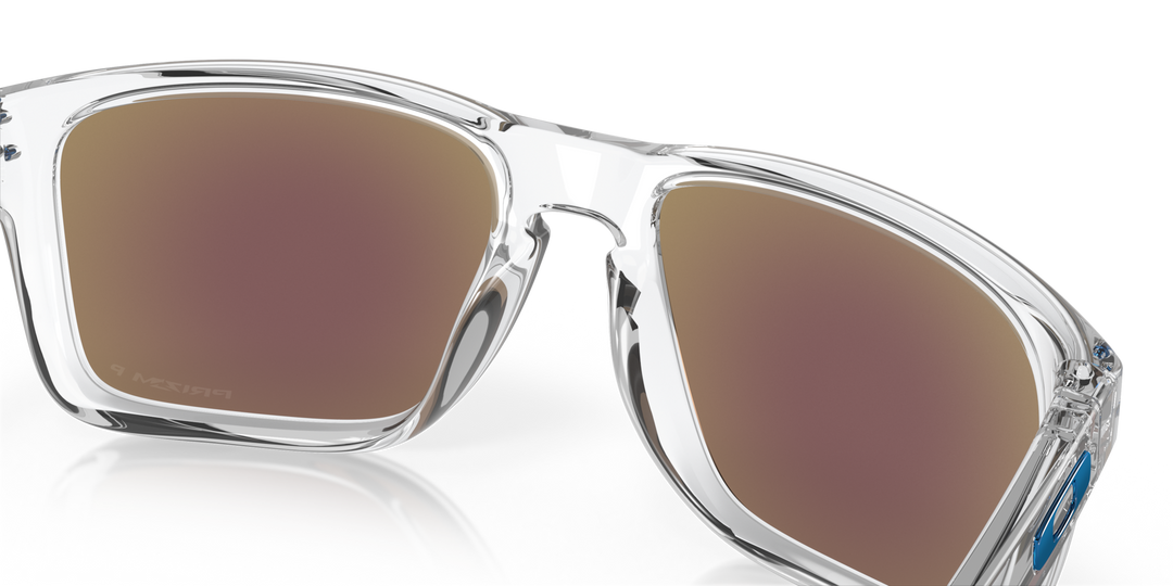 Oakley Holbrook XL Polished Clear | Prizm Sapphire Polarized