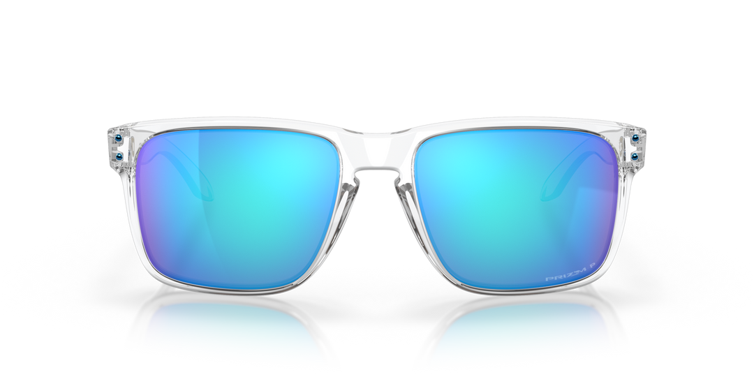 Oakley Holbrook XL Polished Clear | Prizm Sapphire Polarized
