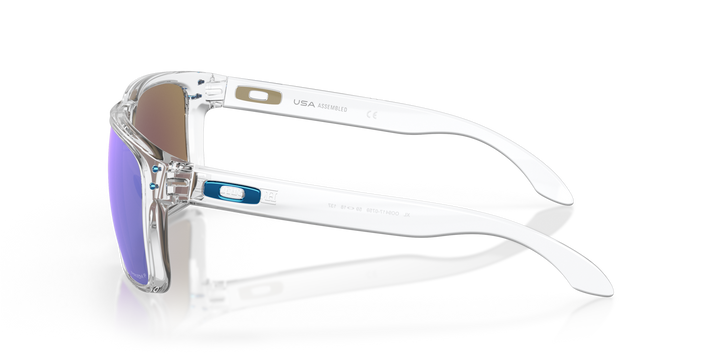 Oakley Holbrook XL Polished Clear | Prizm Sapphire Polarized