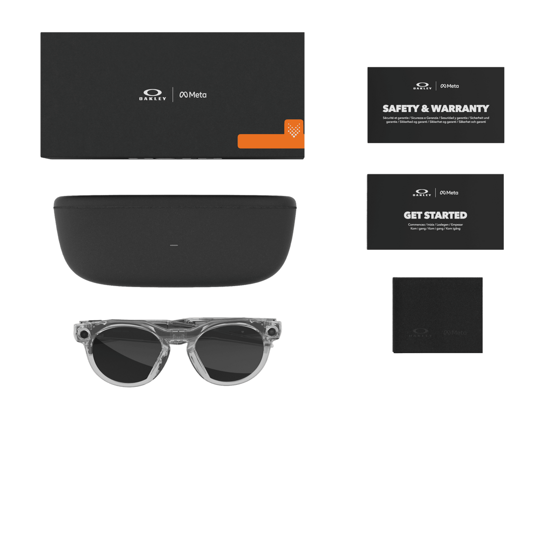 Oakley Hstn Meta Transparent Clear | Transition Grey