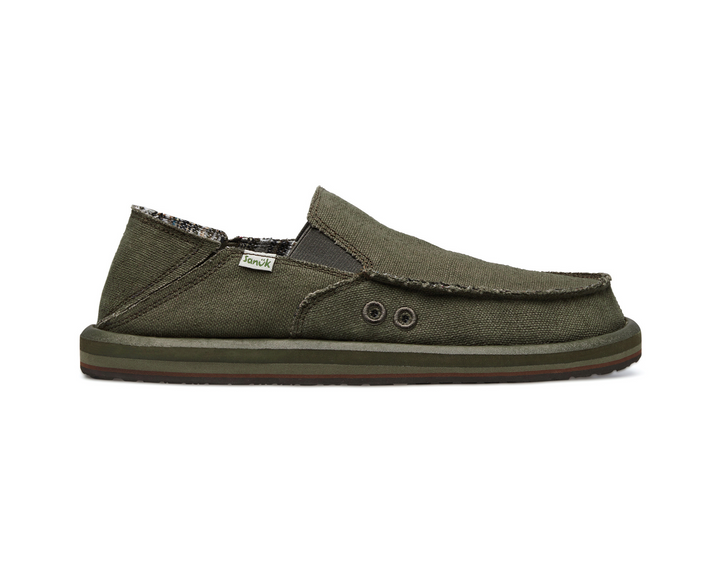 Sanuk Donny Hemp (Mens) | Army