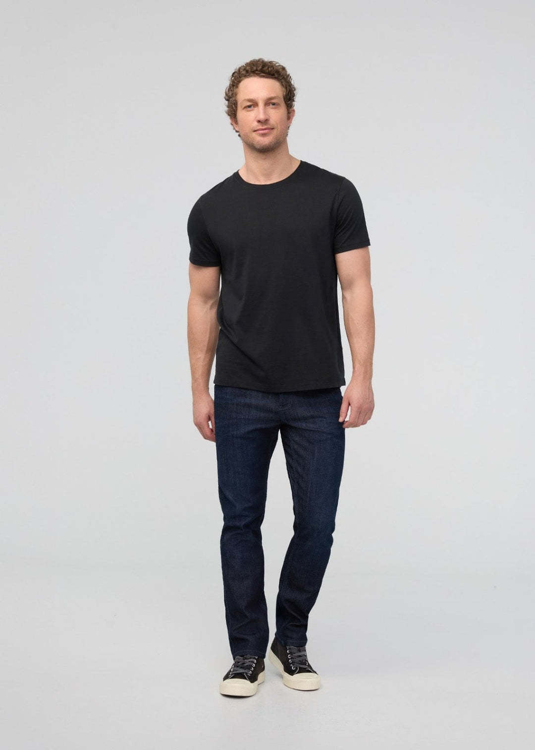 Duer Performance Denim Slim Straight (Mens) | Nightshade Blue