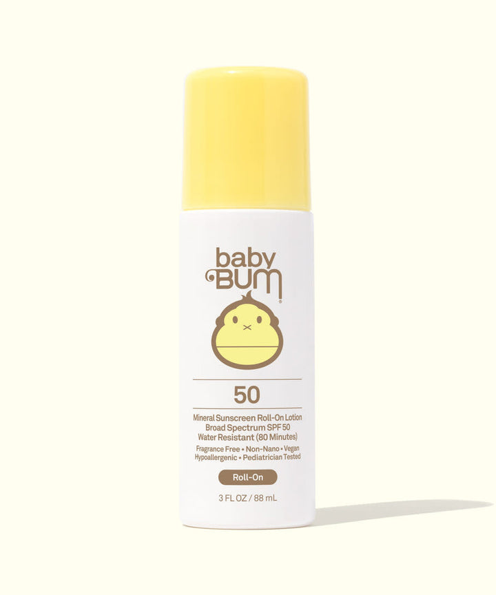 Sun Bum Baby Bum Spf 50 Sunscreen Roll-On Lotion 3 OZ