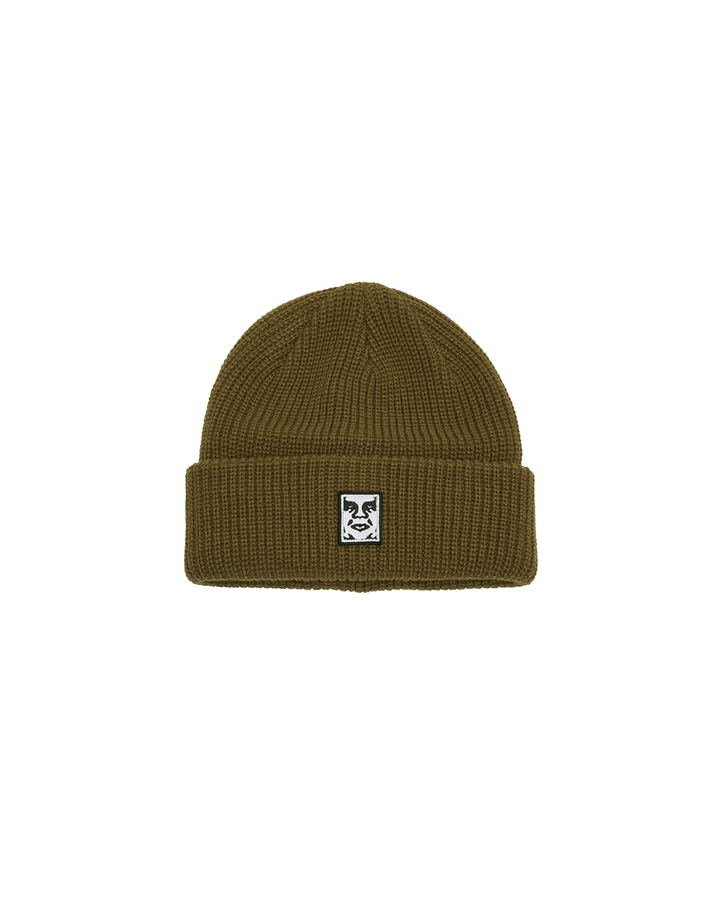 Obey Mid Icon Patch Cuff Beanie (Men&