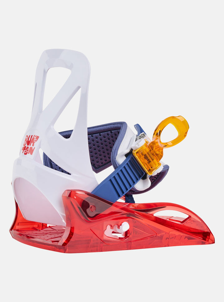 Burton Grom Disc Youth Snowboard Bindings 2026 | Red/Multi
