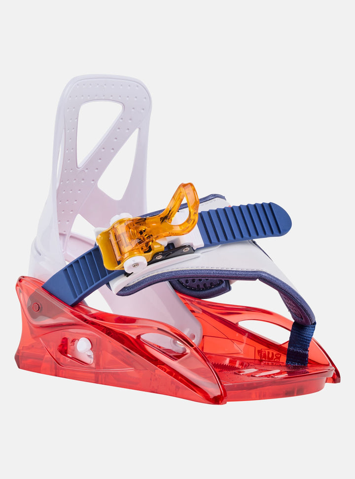 Burton Grom Disc Youth Snowboard Bindings 2026 | Red/Multi