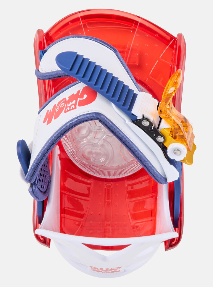 Burton Grom Disc Youth Snowboard Bindings 2026 | Red/Multi