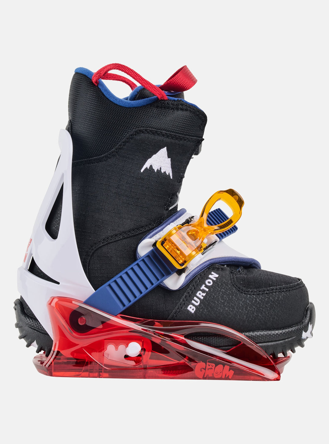 Burton Grom Disc Youth Snowboard Bindings 2026 | Red/Multi