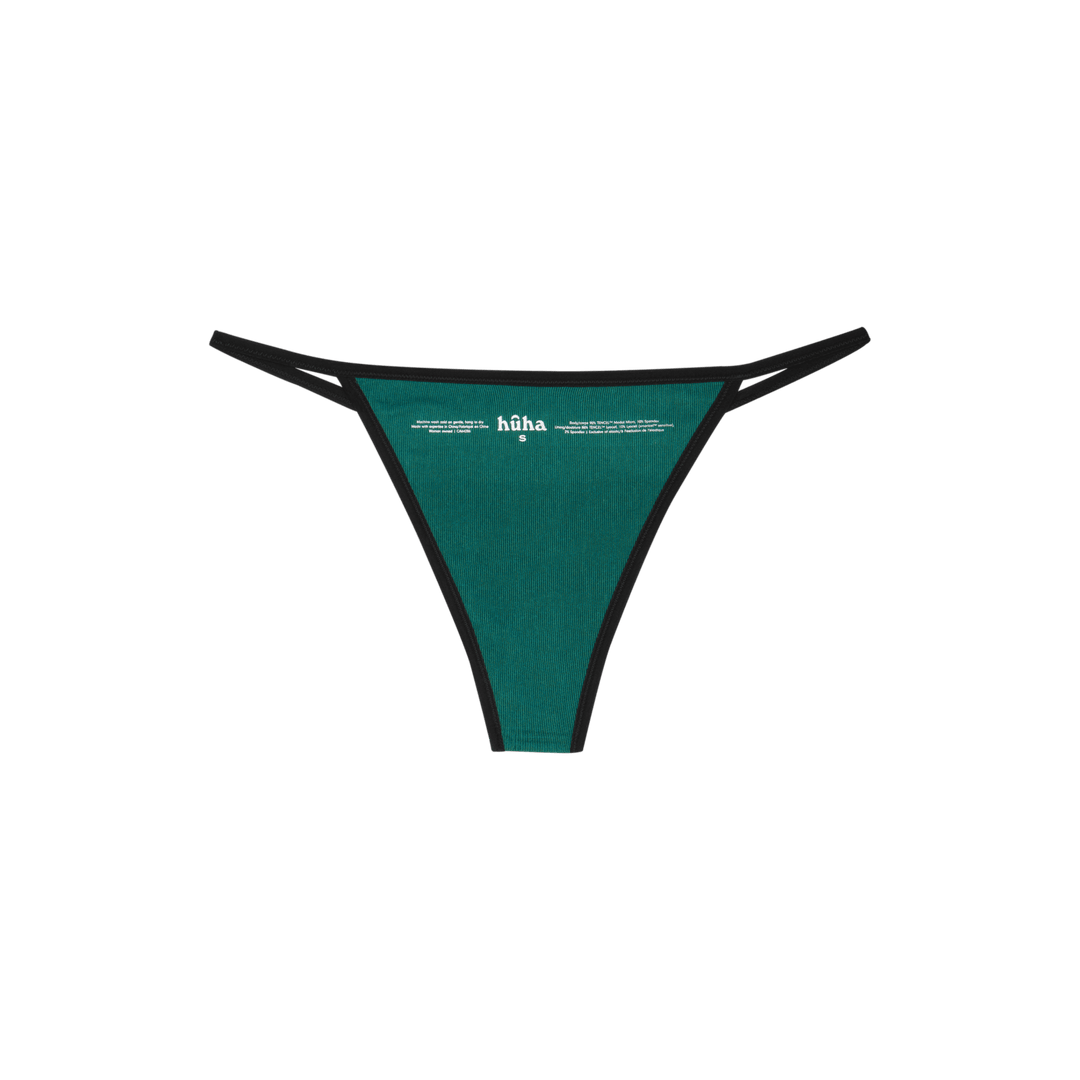 Huha String Thong | Black