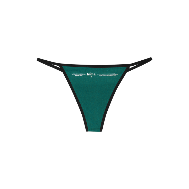 Huha String Thong | Black