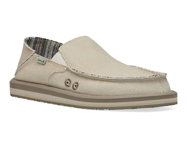 Sanuk Donny Hemp (Mens) | Natural