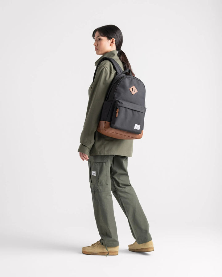 Herschel Heritage Backpack | Black/Tan