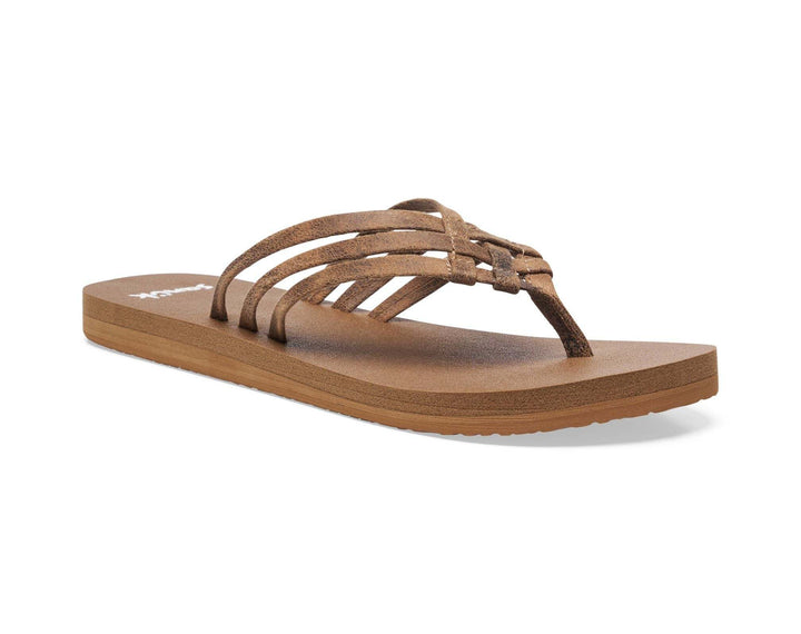 Sanuk Yoga Sandy Novelty (Womens) | Ojai Tan