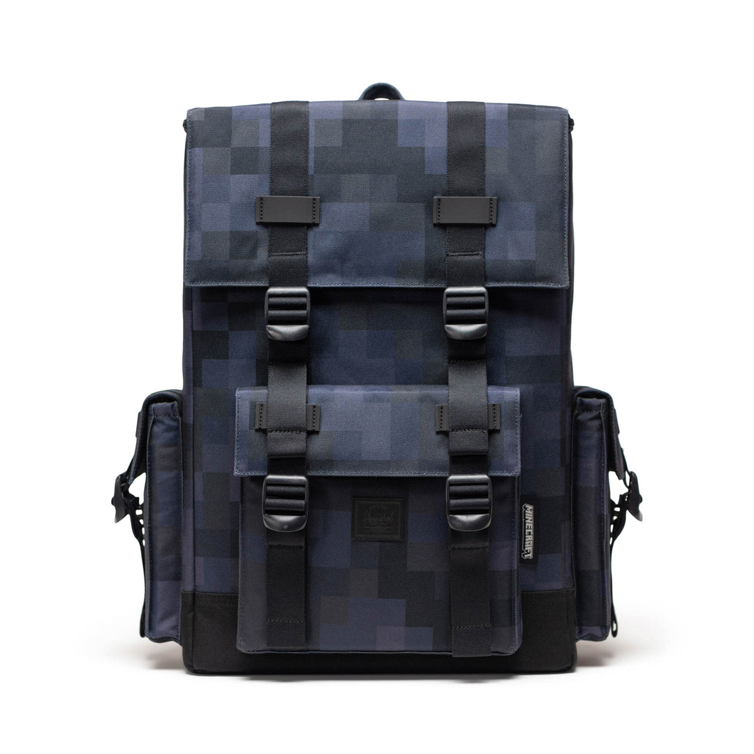 Herschel Minecraft Little America Cube Backpack | Black Block