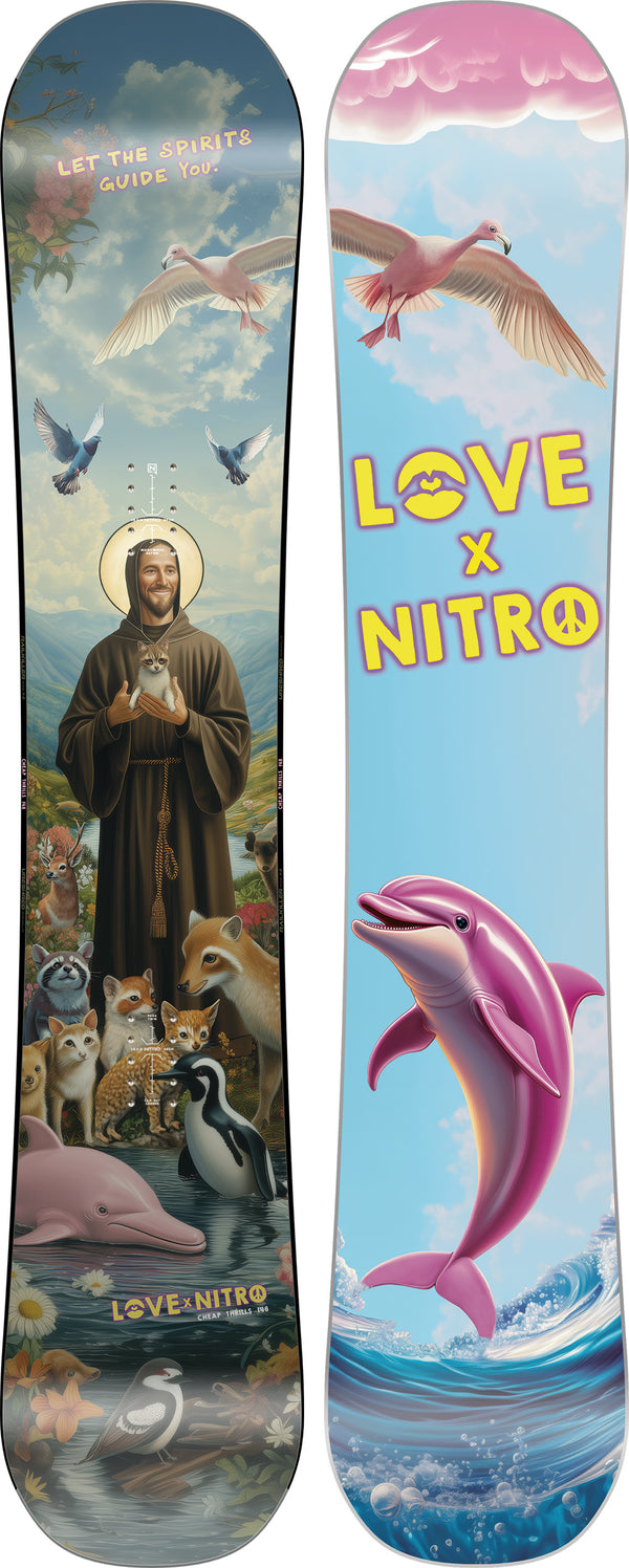 Nitro Cheap Thrills X Love Mens Snowboard