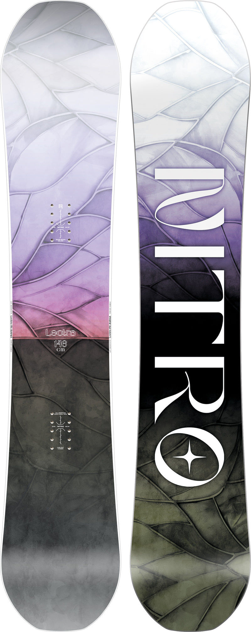 Nitro Lectra Leaf Womens Snowboard