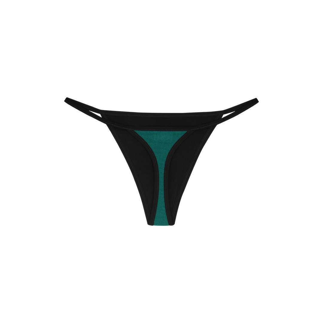 Huha String Thong | Black