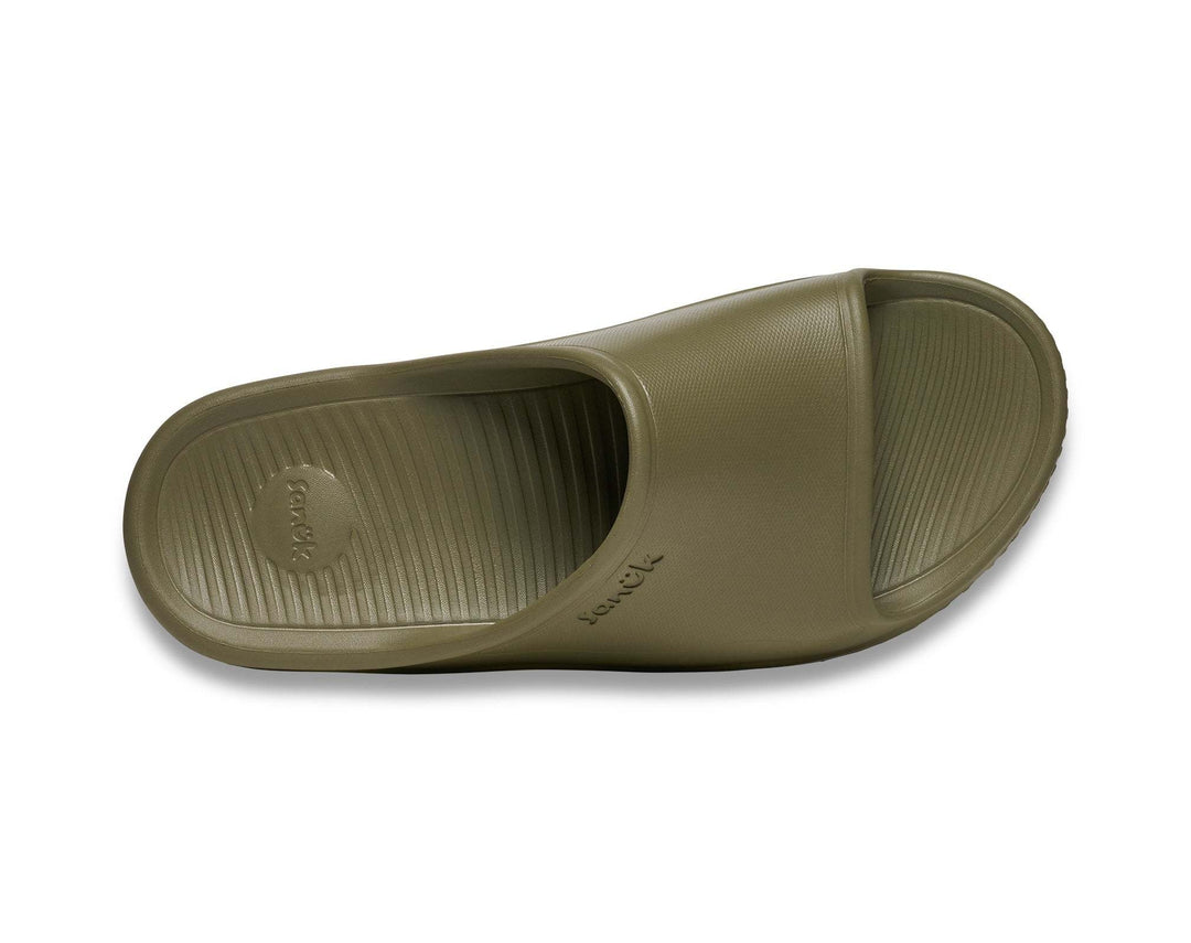 Sanuk Beer Foamie Slide (Mens) | Olive