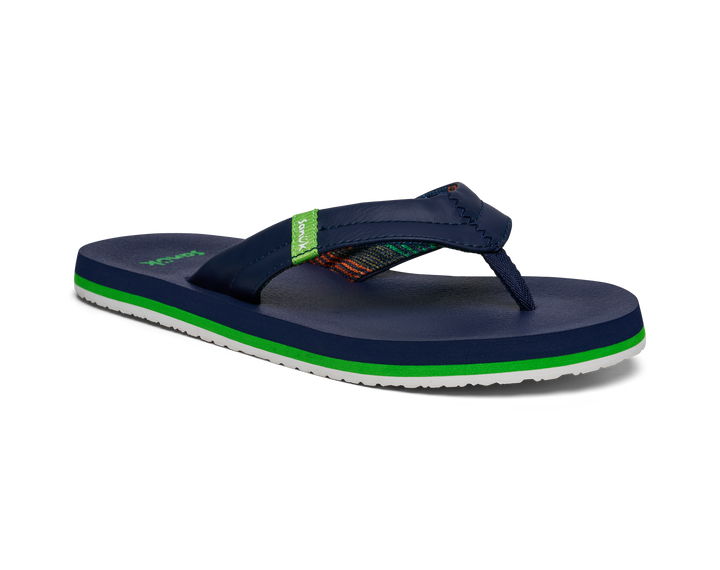 Sanuk Wavy (Youth) | Navy