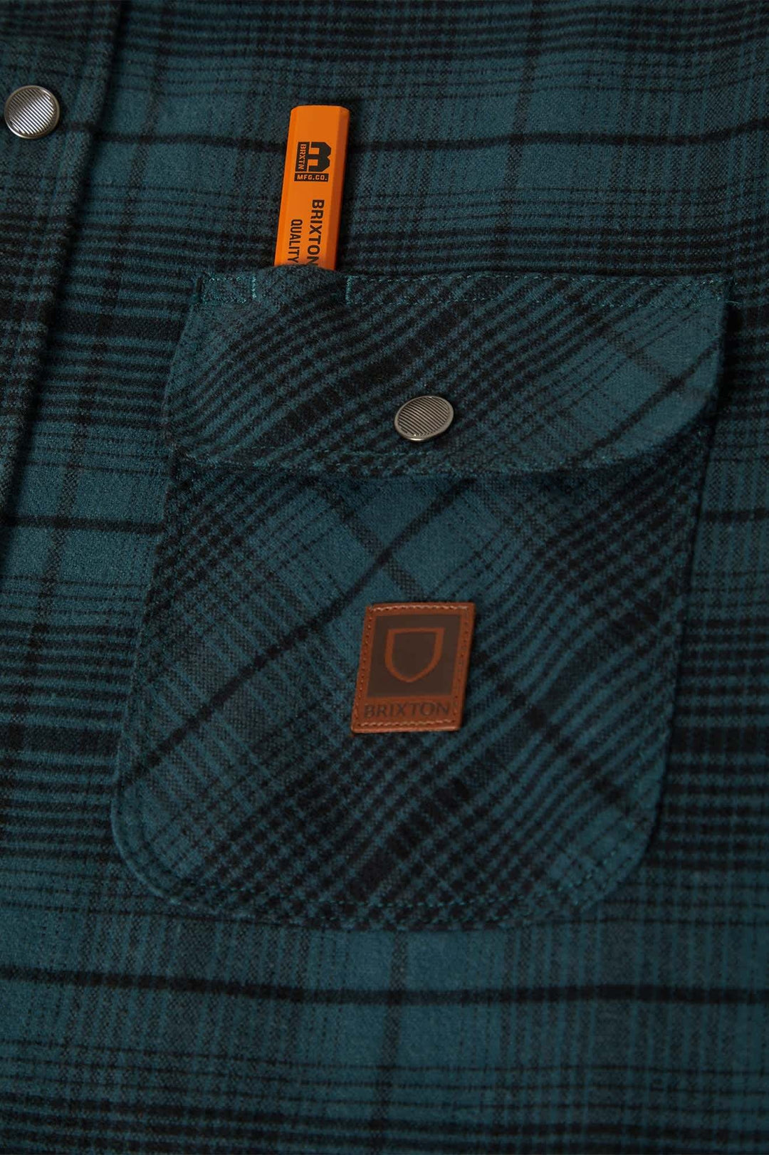 Brixton Builders Bowery Perf Flannel (Men&