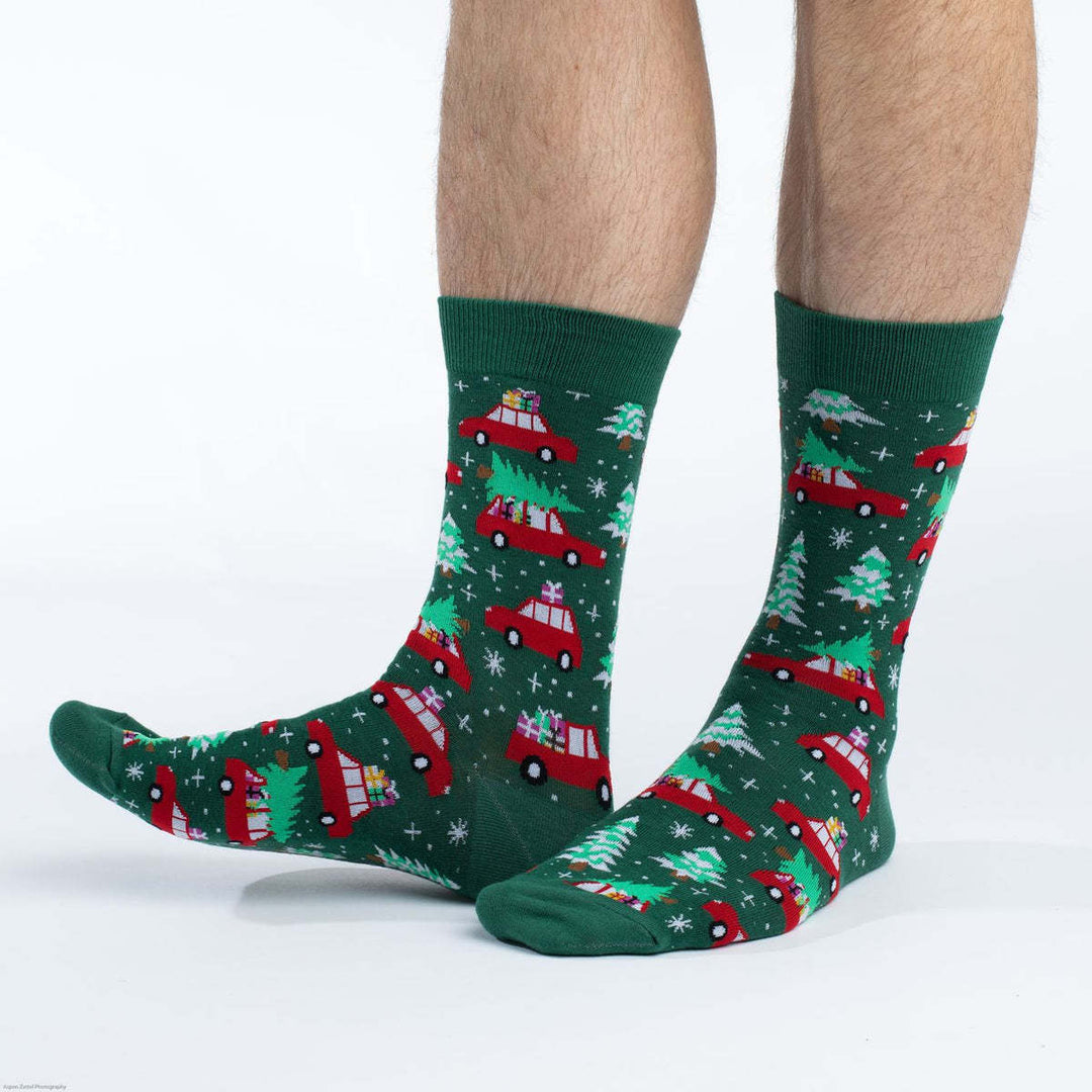 Good Luck Sock Christmas Trees Socks (Mens) | 7-12