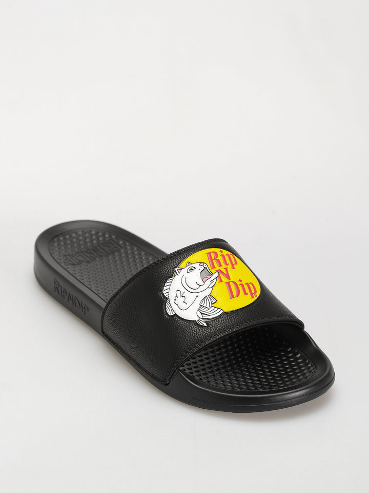 Rip N Dip Slides Cat Fish (Mens) | Black