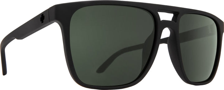 Spy Czar Soft Matte Black | Happy Gray Green Polarized