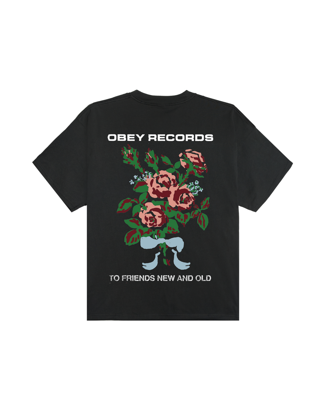 Obey To New Friends And Old Heavyweight Box Tee (Men&