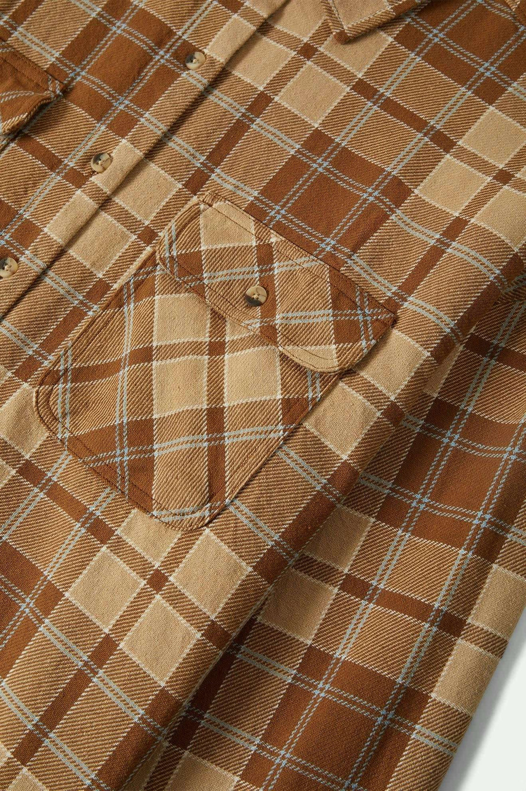 Brixton Bowery Vintage L/S Overshirt (Womens) | Washed Copper