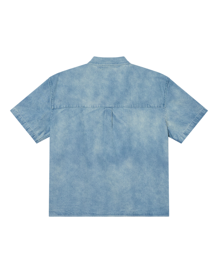 Obey Owens Denim Shirt Short Sleeve (Men&