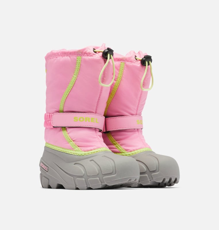 Sorel Youth Flurry™ W24 | Blooming Pink/Chrome Grey