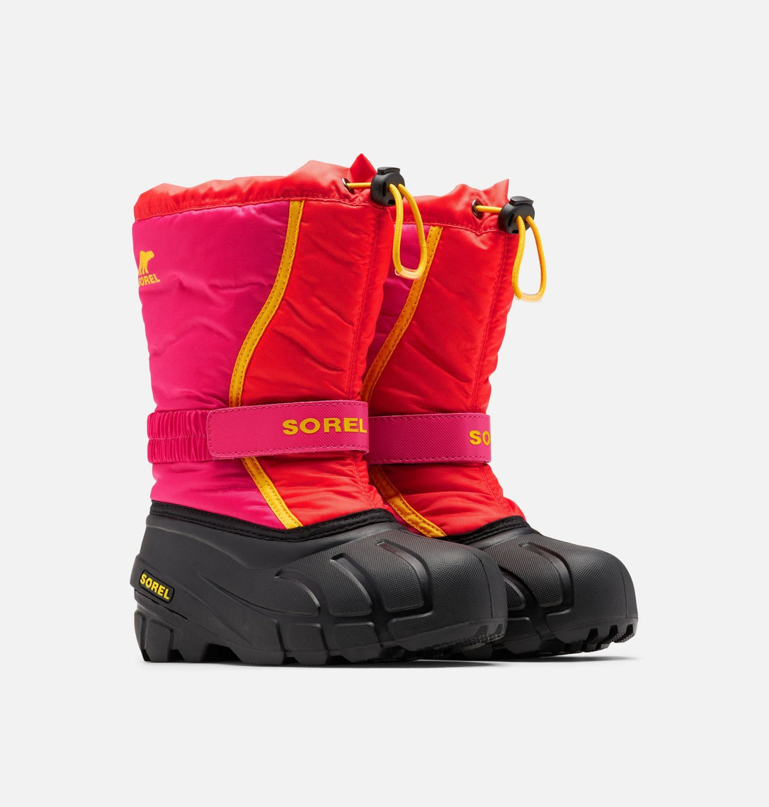 Sorel Youth Flurry | Poppy Red/Cactus Pink