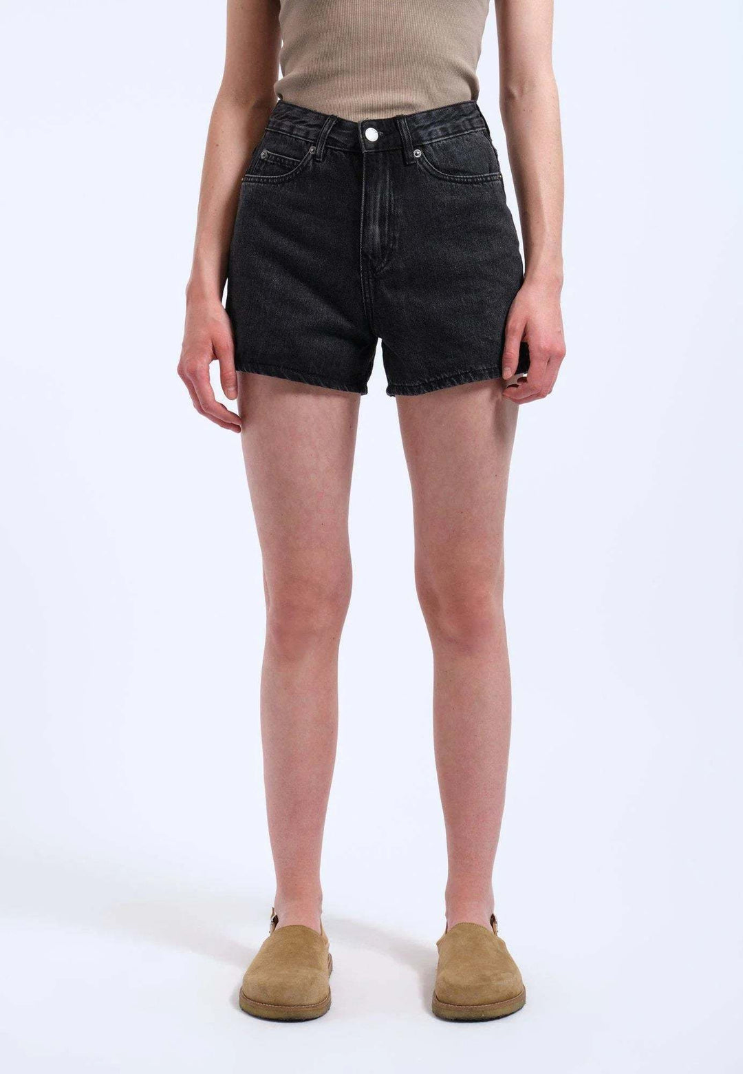 Dr. Denim Nora Shorts (Womens) | Retro Black