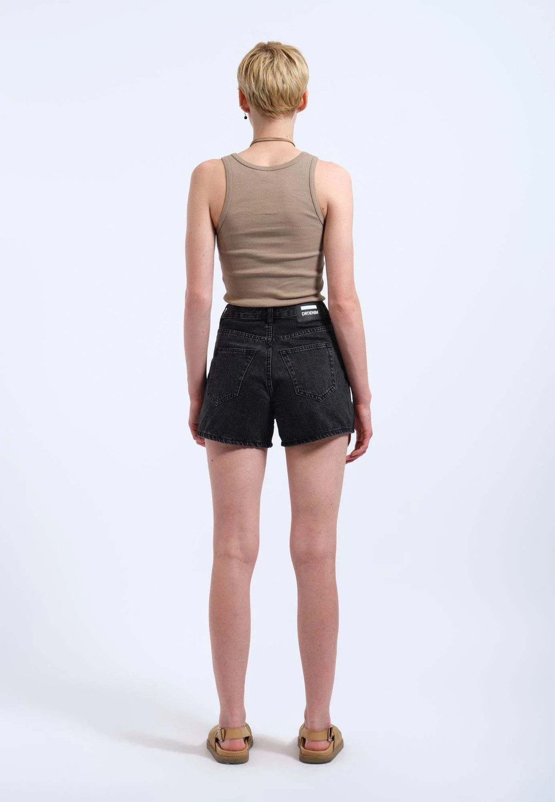 Dr. Denim Nora Shorts (Womens) | Retro Black